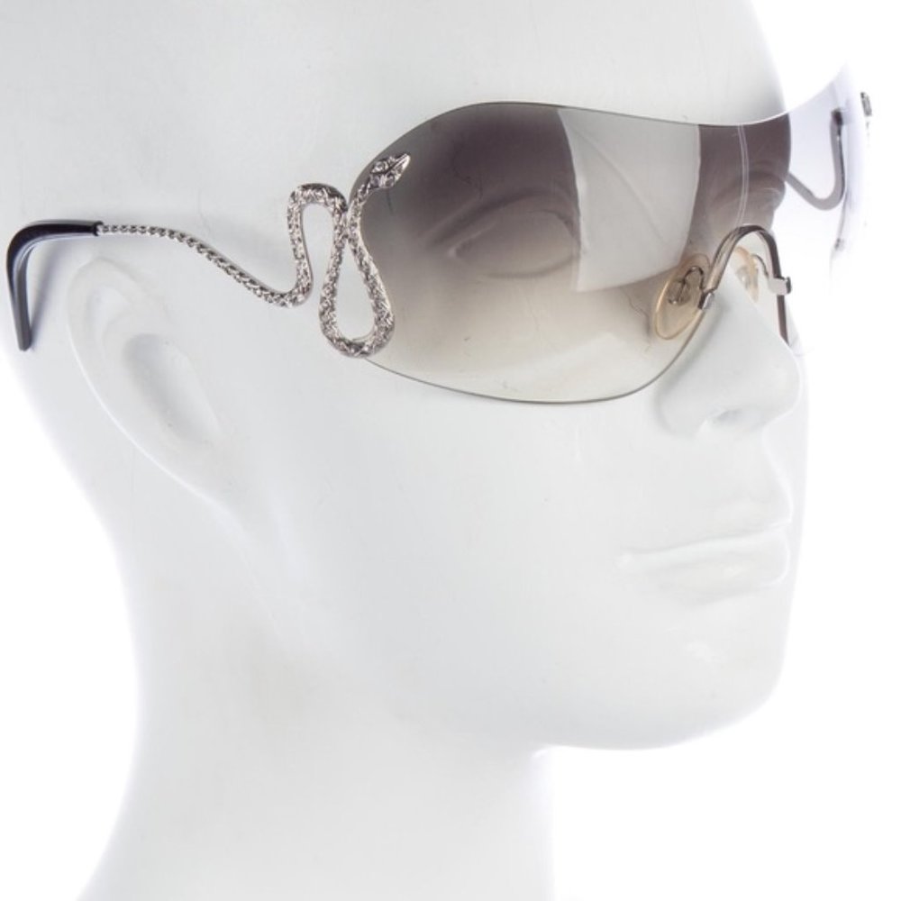 Roberto Cavalli Sunglasses w/ Crystal Snake